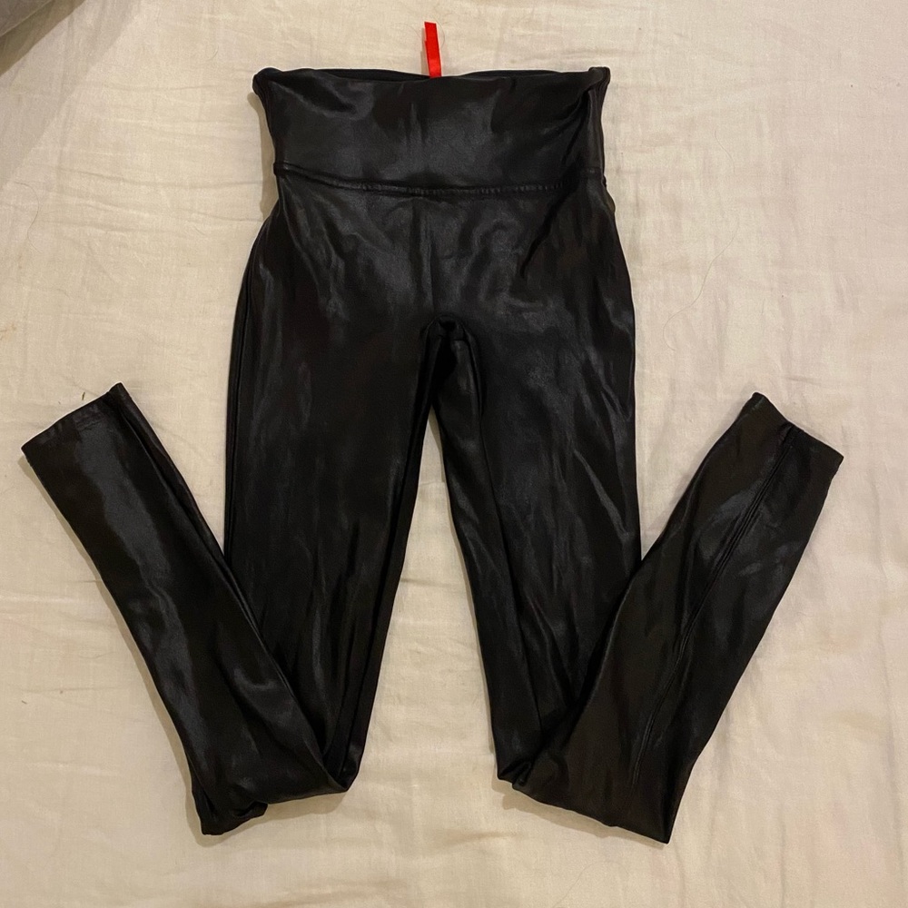 Spanx faux leather leggings
